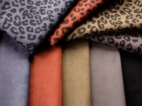 Preview: Stretch Suede - Wildlederimitat - Leo - terra